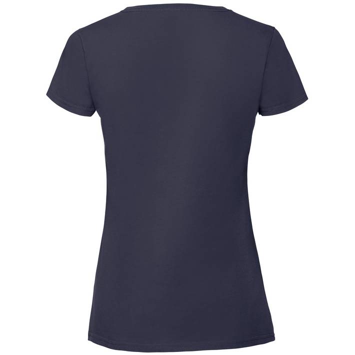 16.1424 F.O.L. - Lady-Fit Iconic 195 Ringspun T deep navy .a36