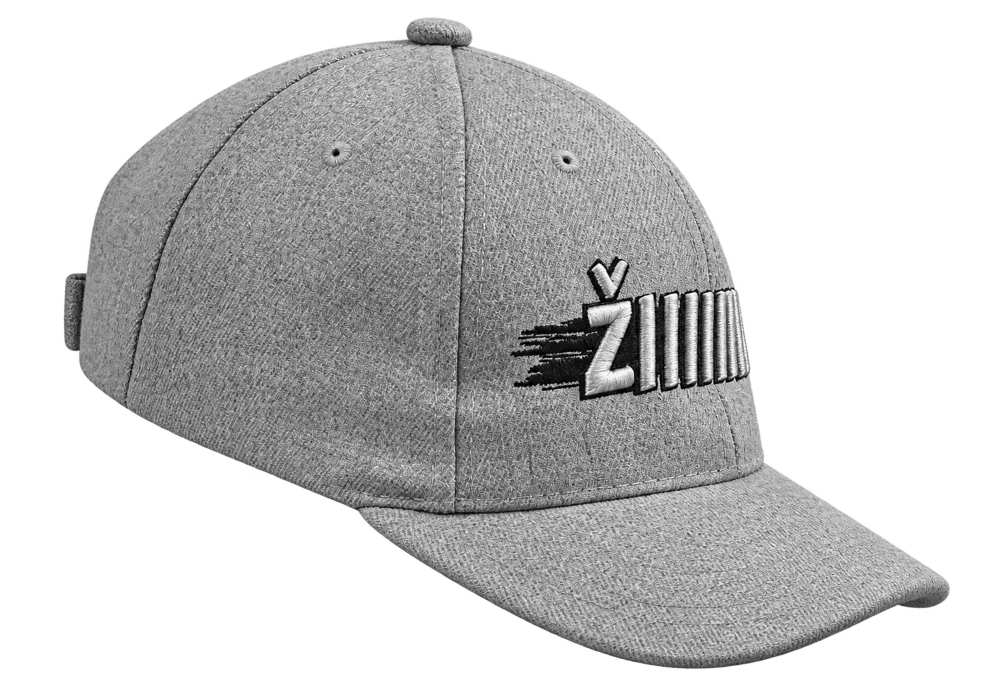 3D vezenje logotipa na kapi s šildom