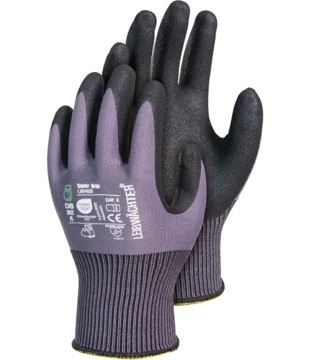 Delovne rokavice Super-Grip z nitrilno peskano prevleko