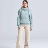 Unisex pulover s kapuco Cross Neck visoke gramature