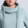 Unisex pulover s kapuco Cross Neck visoke gramature