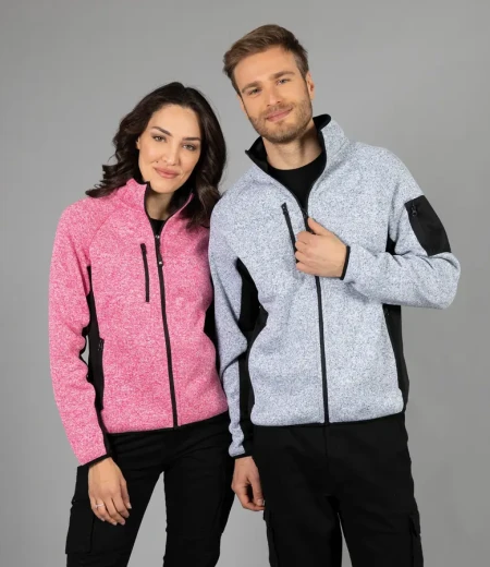 Ženska pletena flis jakna Monviso
