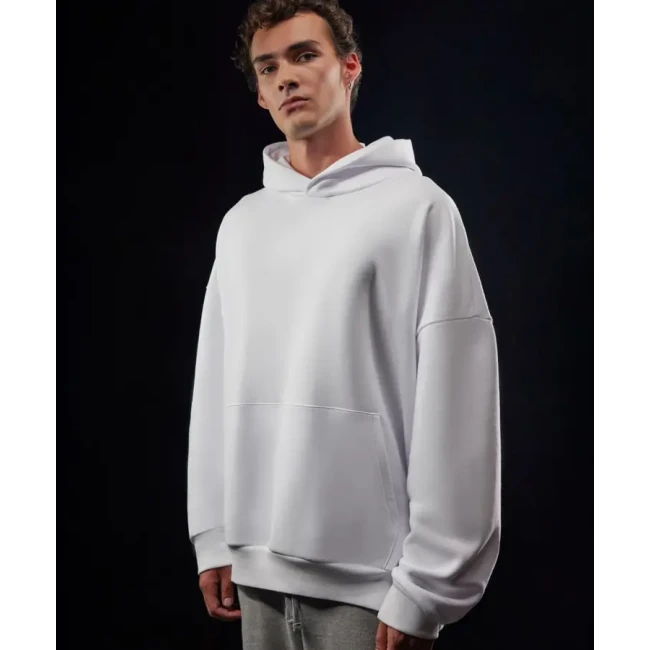 Težki oversize pulover s kapuco B&C Influence Hoodie