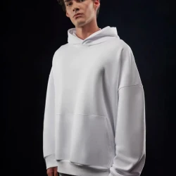 Težki oversize pulover s kapuco B&C Influence Hoodie