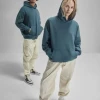 Težki oversize pulover s kapuco B&C Influence Hoodie