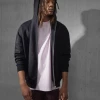 Težka oversize jopica s kapuco B&C Influence Zip Hood