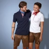 Ženska polo majica iz piquéja s ljudskimi motivi Daiber JN 715
