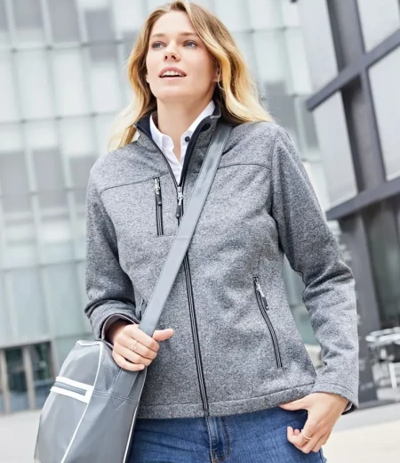 Ženska dvoslojna softshell jakna melange Daiber JN 1147