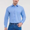 Poplin srajca z dolgimi rokavi Russell Athletic 934M