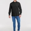 Poplin srajca z dolgimi rokavi Russell Athletic 936M