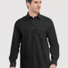 Poplin srajca z dolgimi rokavi Russell Athletic 936M