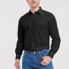Poplin srajca z dolgimi rokavi Russell Athletic 936M