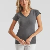 Ženska majica z V-izrezom F.O.L. Lady-Fit Valueweight V-Neck T