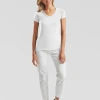 Ženska majica z V-izrezom F.O.L. Lady-Fit Iconic 150 V-Neck T