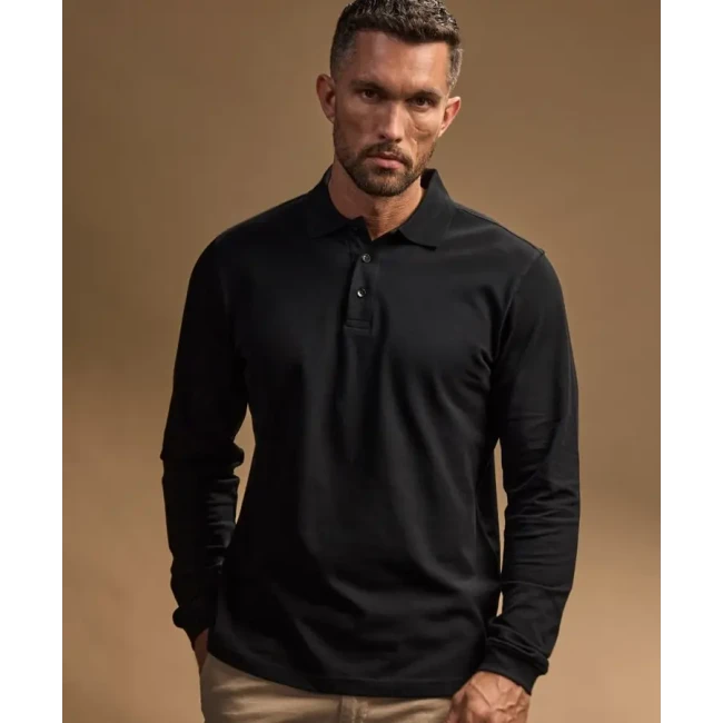 Luksuzna raztegljiva polo majica z dolgimi rokavi Tee Jays 