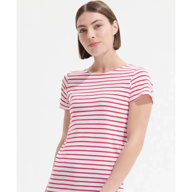 Ženska črtasta majica SOL'S Miles Women