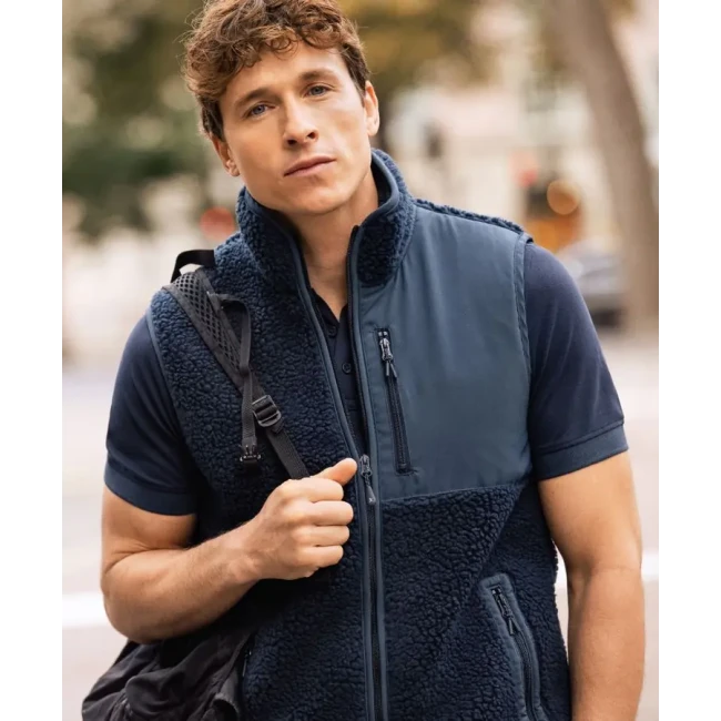 Moški sherpi flis telovnik James Harvest Kingsley Fleece Vest Men