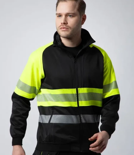 Varnostna jopica s kapuco ProJob 6120 Sweatshirt HV
