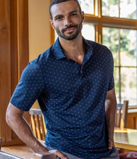 Moška funkcionalna polo majica Cutter & Buck Virtue Polo Printed Men