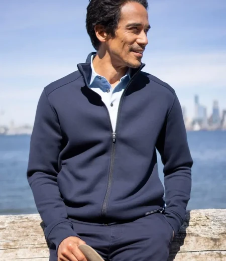 Moški kardigan Cutter & Buck Pemberton Cardigan Full Zip Men
