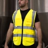 Opozorilni večnamenski telovnik Korntex KXPMF – Munich