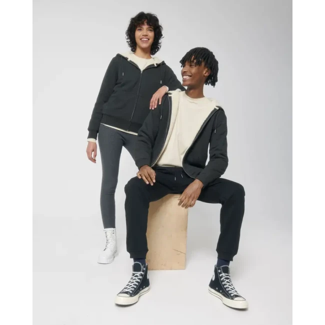Unisex jopa s kapuco s podlogo iz šerpe Hygger Sherpa