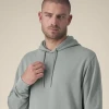 Unisex pulover s kapuco z barvanjem po izdelavi iz prevešanke Archer Vintage