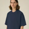 Težka unisex majica širšega ravnega kroja Asher