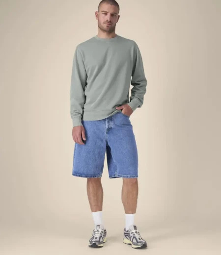 Unisex pulover brez kapuce z barvanjem po izdelavi iz prevešanke Matcher Vintage