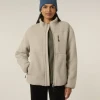 Unisex jakna iz šerpe sproščenega kroja Brooker