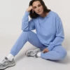 Unisex pulover brez kapuce z barvanjem po izdelavi iz prevešanke Matcher Vintage