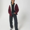 Unisex jopa s kapuco s podlogo iz šerpe Hygger Sherpa
