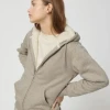 Unisex jopa s kapuco s podlogo iz šerpe Hygger Sherpa