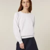 Ženski pulover brez kapuce z raglan rokavi Stella Clara