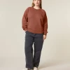 Ženski pulover brez kapuce z raglan rokavi Stella Clara