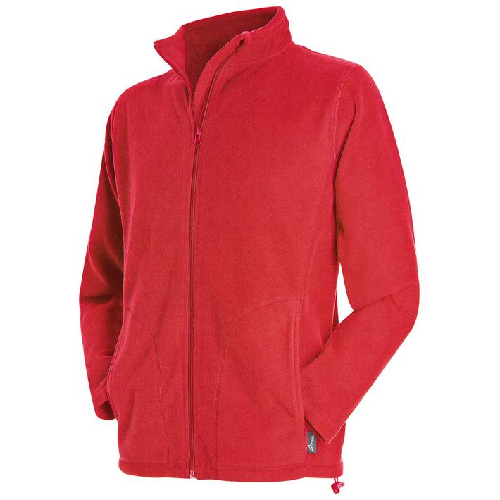 05.5030 - Stedman  Fleece Jacket Men scarlet red 055