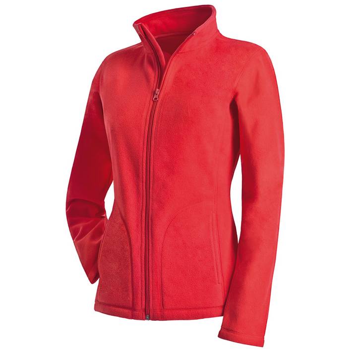 05.5100 - Stedman  Fleece Jacket Women scarlet red 055