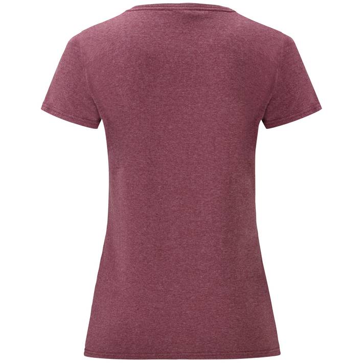 16.1372 - F.O.L.  Lady-Fit Valueweight T heather burgundy n29