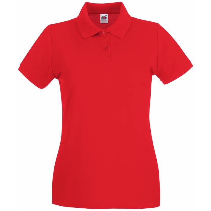 16.3030 - F.O.L.  Lady-Fit Premium Polo red 004
