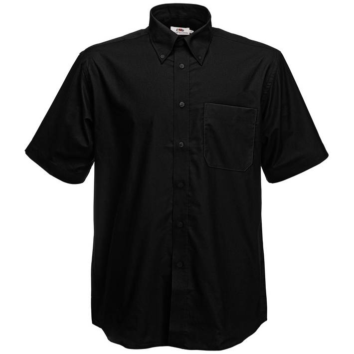 16.5112 - F.O.L.  Oxford Shirt SSL black 002