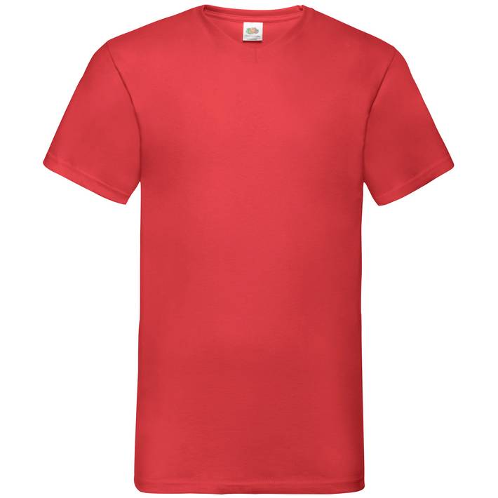 16.1066 F.O.L.  Valueweight V-Neck T red .004