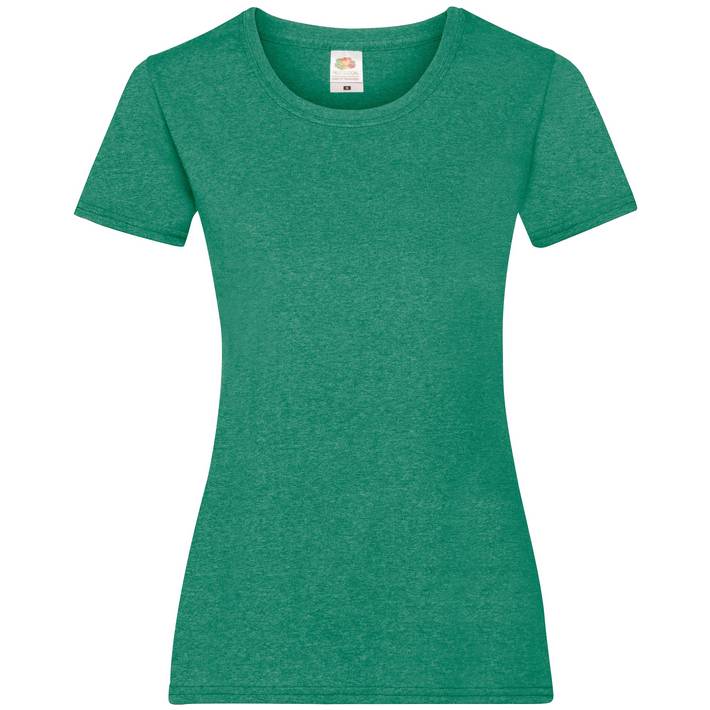 16.1372 F.O.L.  Lady-Fit Valueweight T retro heather green .t39