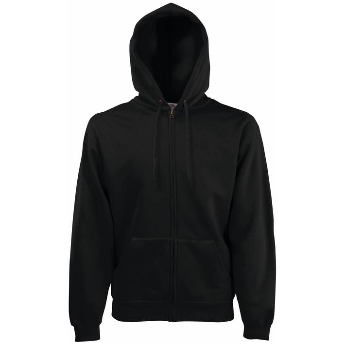 16.2034 F.O.L.  Premium Hooded Sweat Jacket black .002