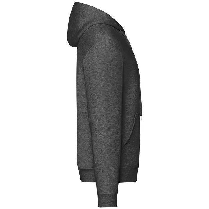 16.2062 F.O.L.  Classic Hooded Sweat Jacket dark heather grey .t37