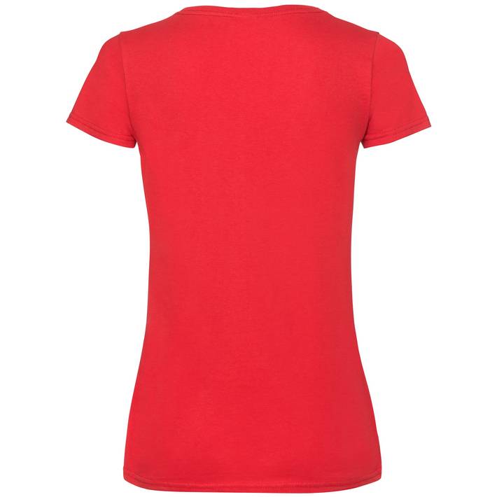 16.1398 F.O.L. - Lady-Fit Valueweight V-Neck T red .004