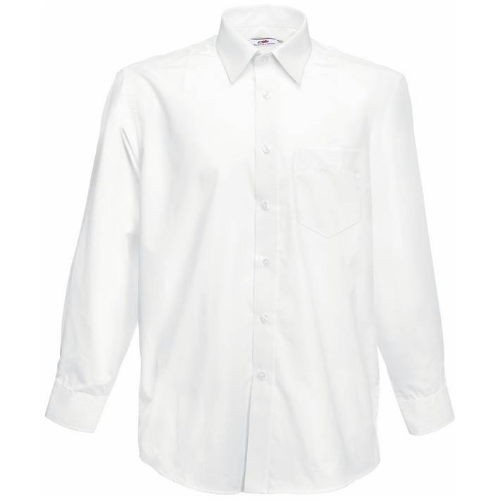16.5118 F.O.L. - Poplin Shirt LSL white .001