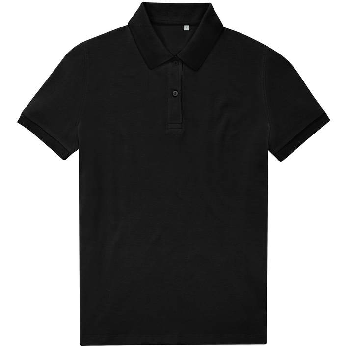 01.W465 B&C - My Eco Polo 65/35 /women_° black .002