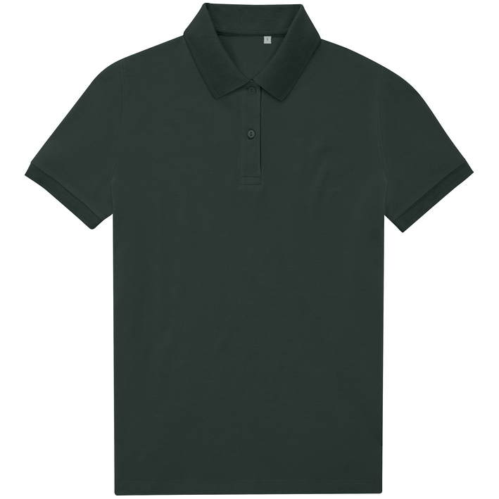 01.W465 B&C - My Eco Polo 65/35 /women_° dark forest .zk9