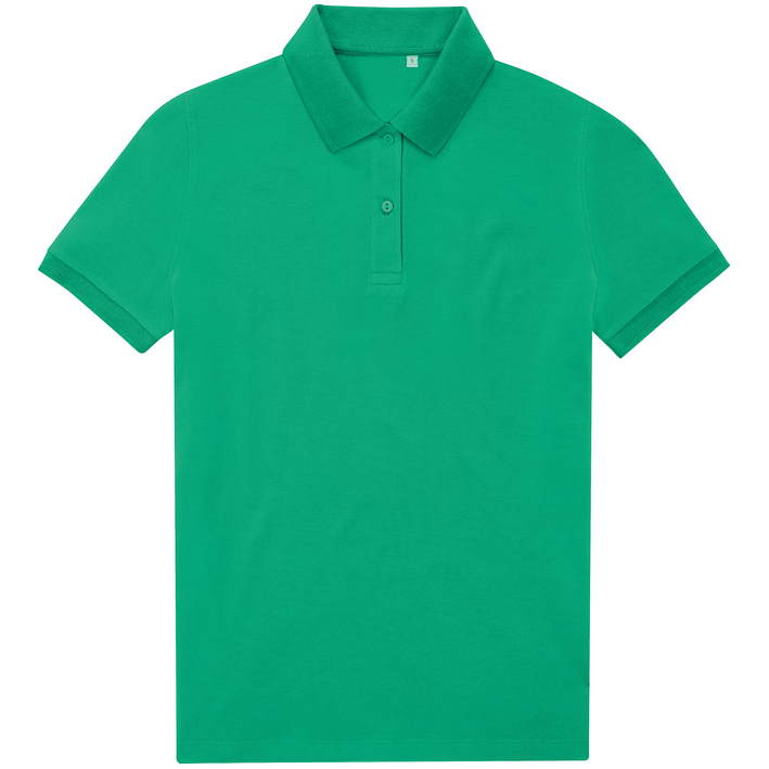 01.W465 B&C - My Eco Polo 65/35 /women_° pop green .zn5