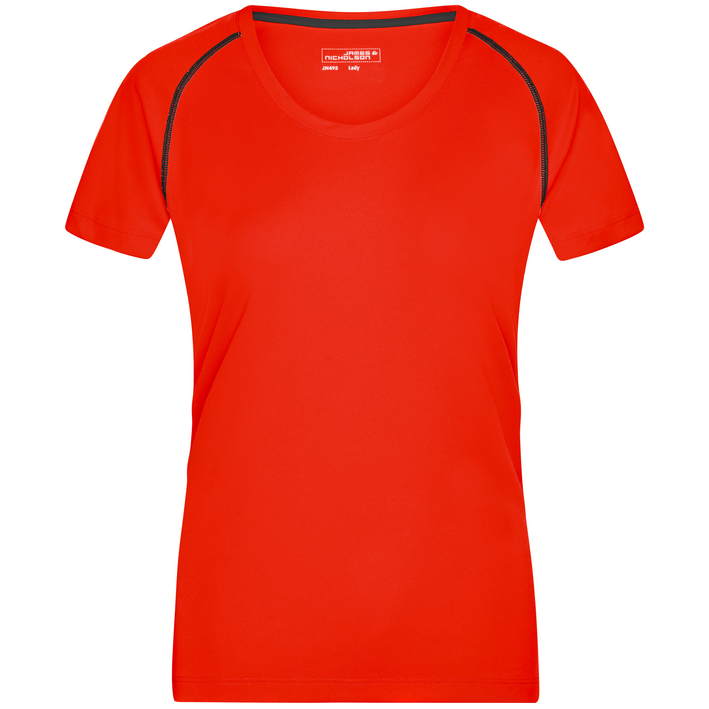 02.0495 James & Nicholson - JN 495 bright orange/black .k52